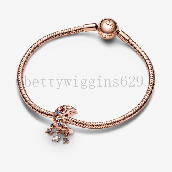 Pandora Star & Crescent Moon Charm - Picture 3 of 7